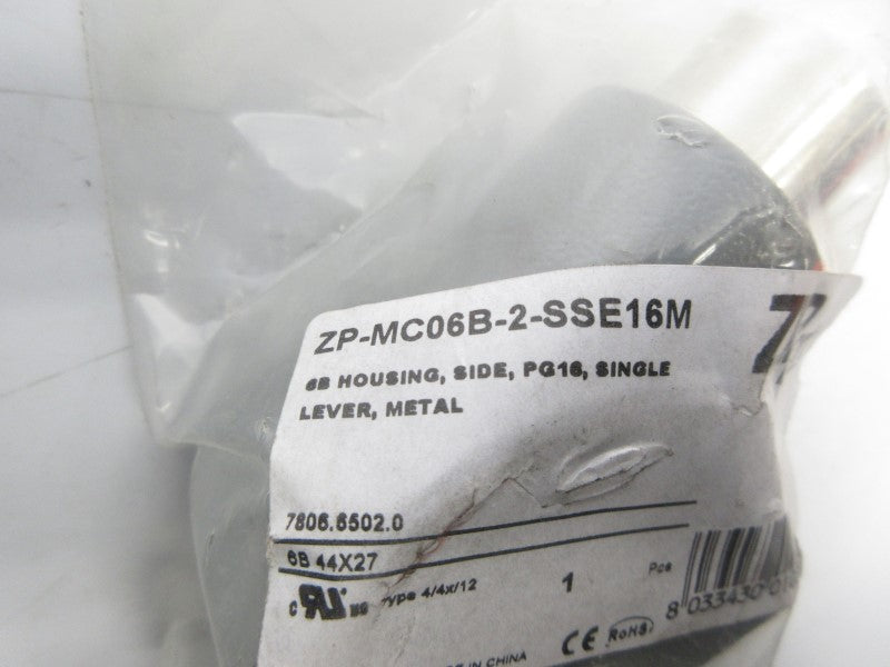 ZIP PORT ZP-MC06B-2-SSE16M (AS PICTURED) NSMP