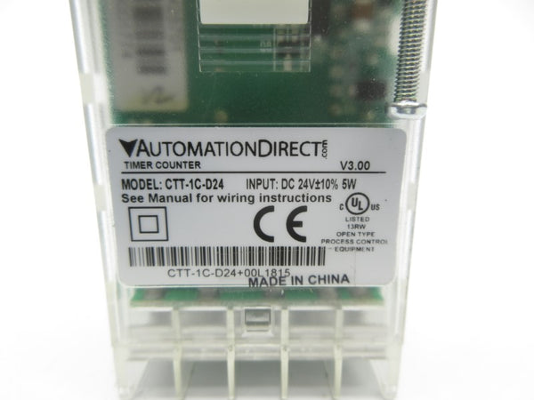 AUTOMATION DIRECT CTT-1C-D24 24VDC NSNP
