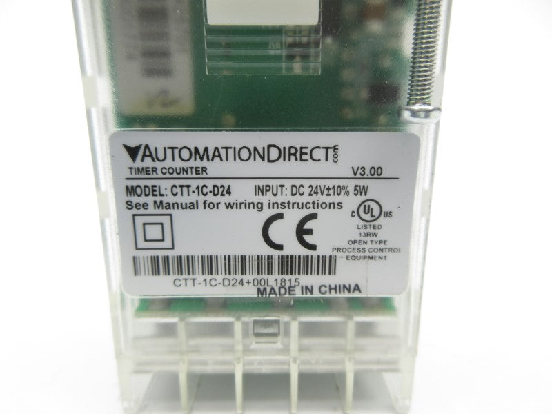 AUTOMATION DIRECT CTT-1C-D24 24VDC NSNP