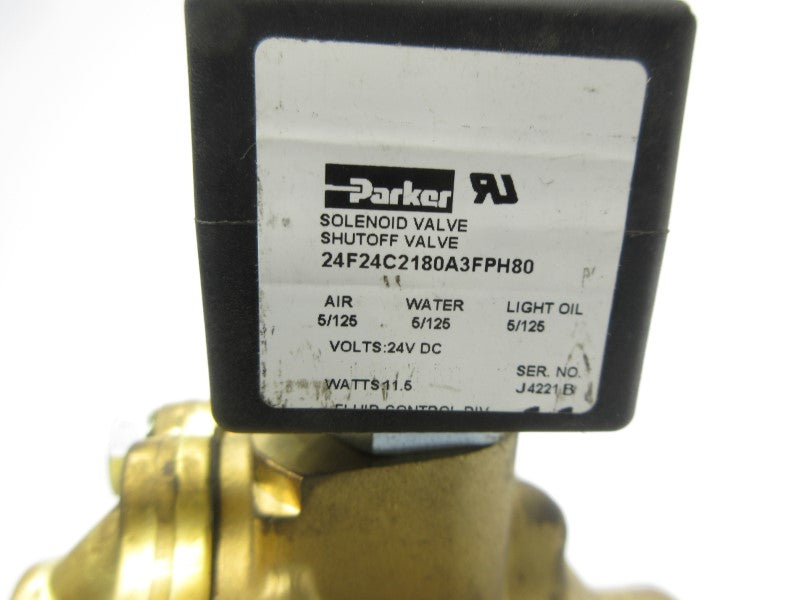 PARKER 24F24C2180A3FPH80 24VDC 5/125PSI NSNP