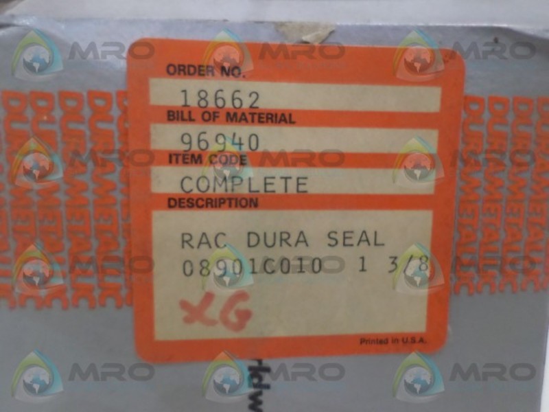DURAMETALLIC 96940 08901C010 DUAR SEAL NSMP