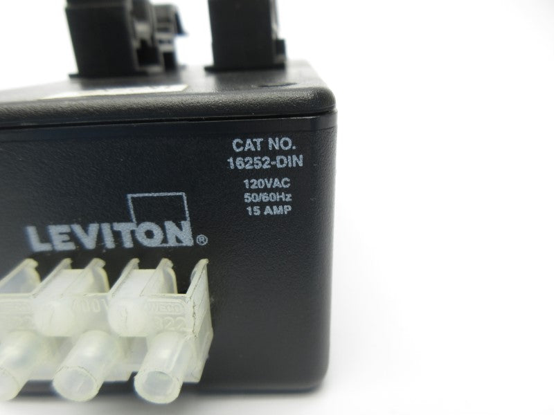 LEVITON 16252-DIN 120VAC 15A NSNP