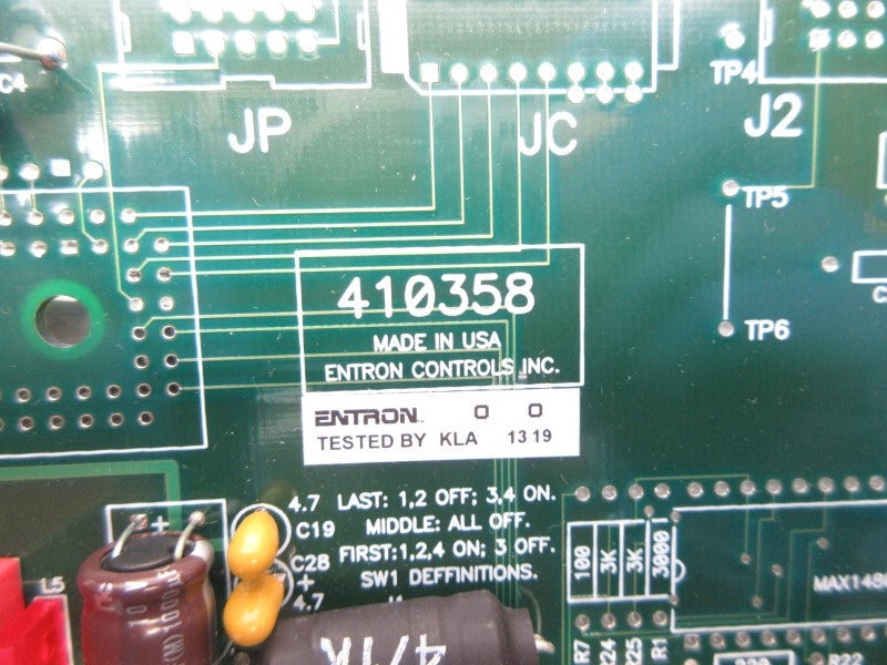 ENTRON CONTROLS 410358 NSNP