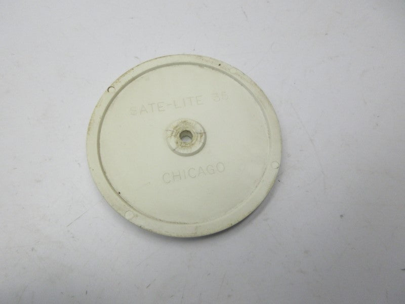 Vintage NOS Sate-Lite 30 3\" Amber Reflex Reflector PM-472 Aluminum Base...
