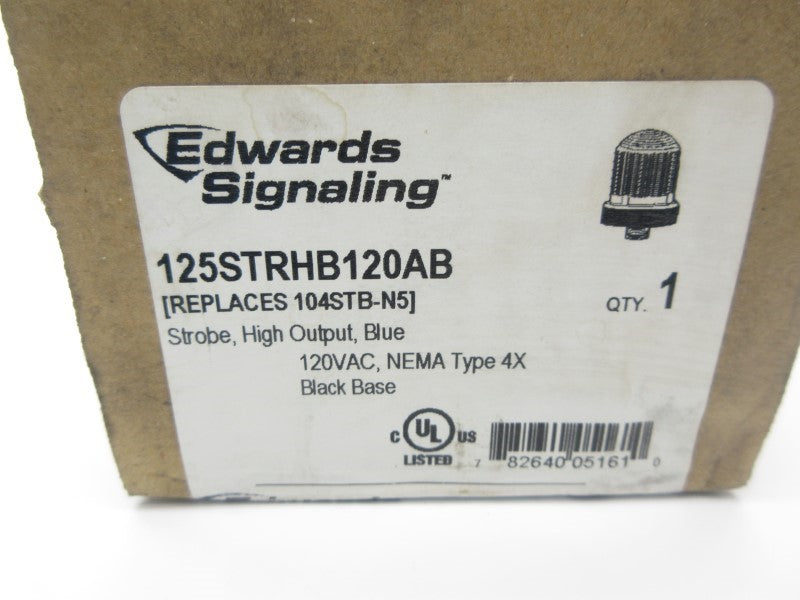 EDWARDS SIGNALING 125STRHB120AB 120VAC NSMP