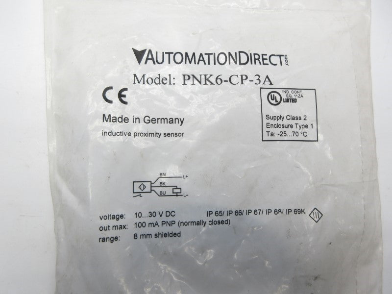 AUTOMATION DIRECT PNK6-CP-3A 10-30VDC NSMP