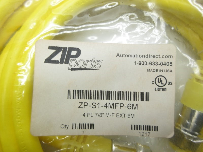 ZIP PORTS ZP-S1-4MFP-6M 7/8" NSMP