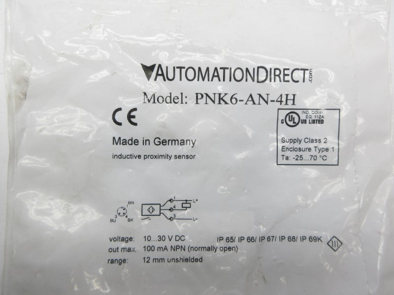 AUTOMATION DIRECT PNK6-AN-4H 10-30VDC NSMP
