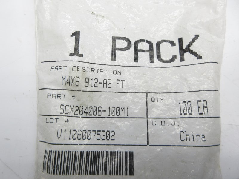 SPARE PART SCX204006-100M1 (PKG OF 100) NSMP
