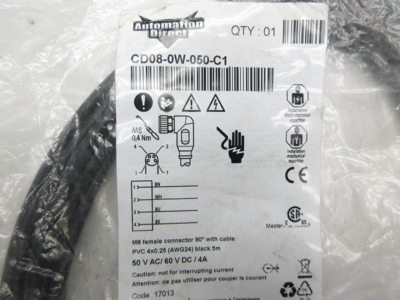 AUTOMATION DIRECT CD08-0W-050-C1 50VAC 4A NSMP