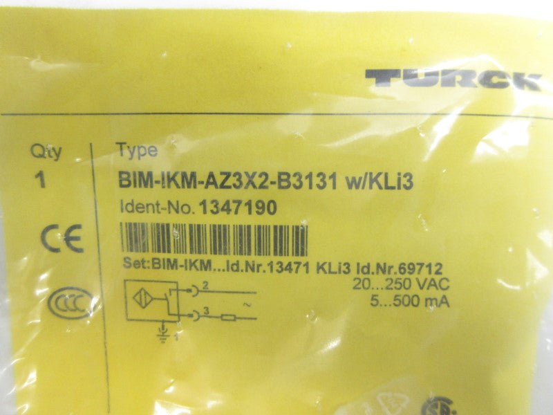 TURCK BIM-IKM-AZ3X2-B3131W/KLI3 1347190 20-250VAC NSMP