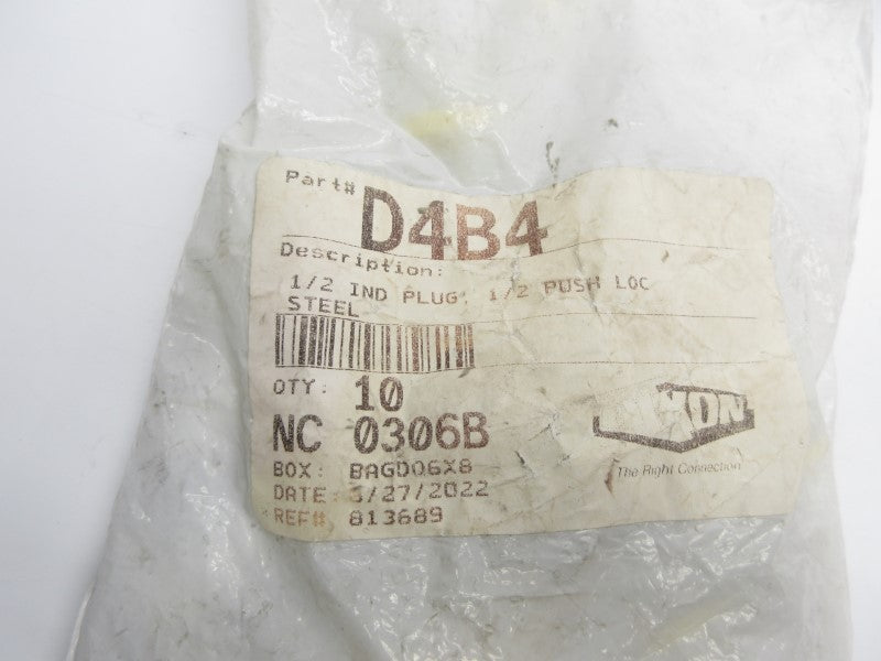 DIXON D4B4 1/2" (PKG OF 10) NSMP