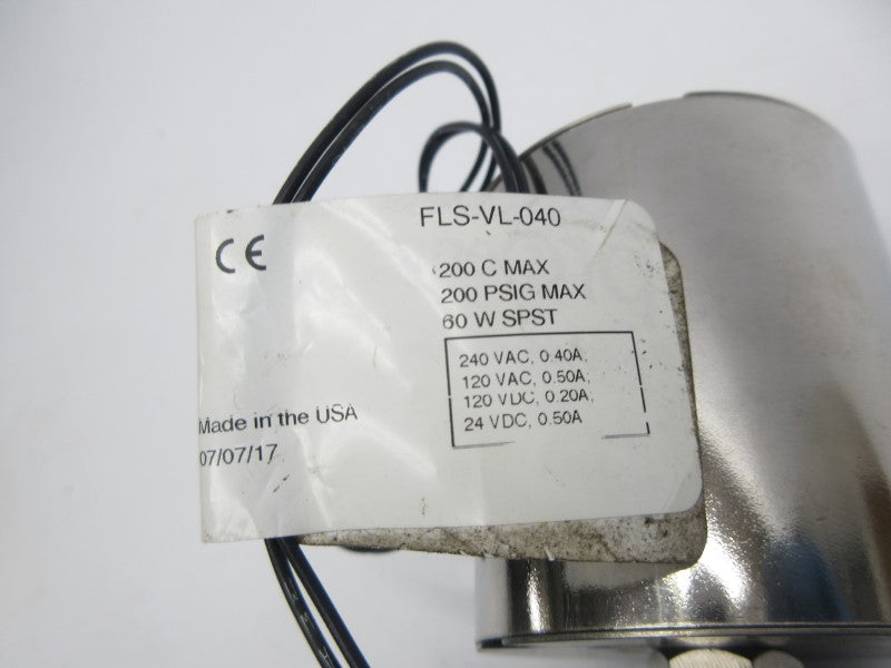 PROSENSE FLS-VL-040 240VAC 0.40A 200PSI NSNP