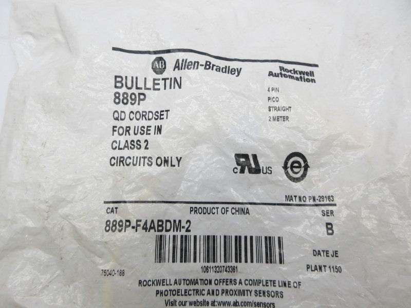 ALLEN BRADLEY 889P-F4ABDM-2 SER. B NSMP