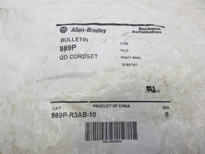 ALLEN BRADLEY 889P-R3AB-10 SER. B NSMP