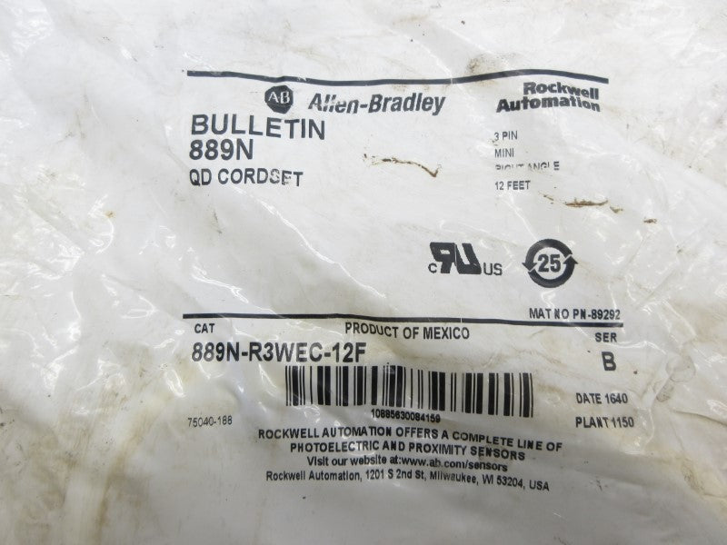 ALLEN BRADLEY 889N-R3WEC-12F SER. B NSMP