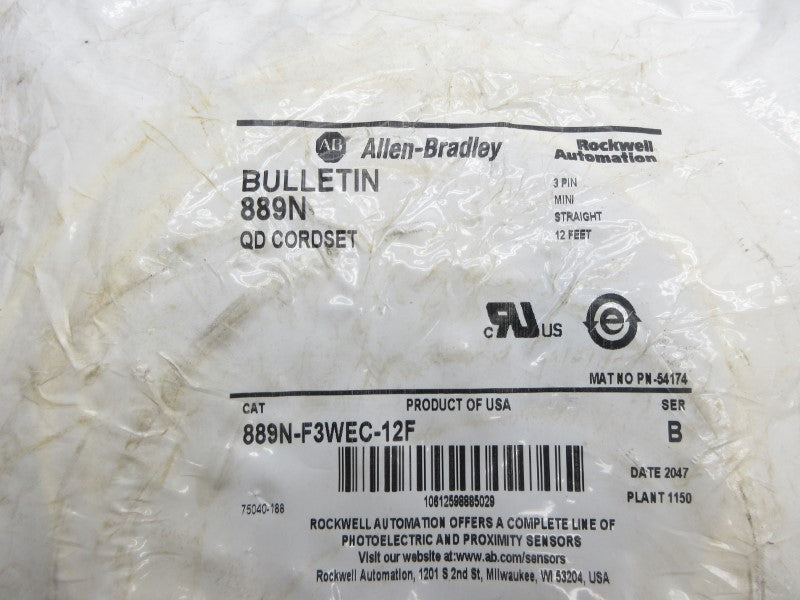 ALLEN BRADLEY 889N-F3WEC-12F SER. B NSMP