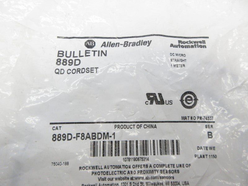 ALLEN BRADLEY 889D-F8ABDM-1 SER. B NSMP