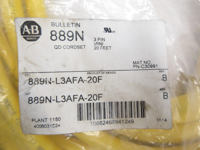 ALLEN BRADLEY 889N-L3AFA-20F SER. B NSMP