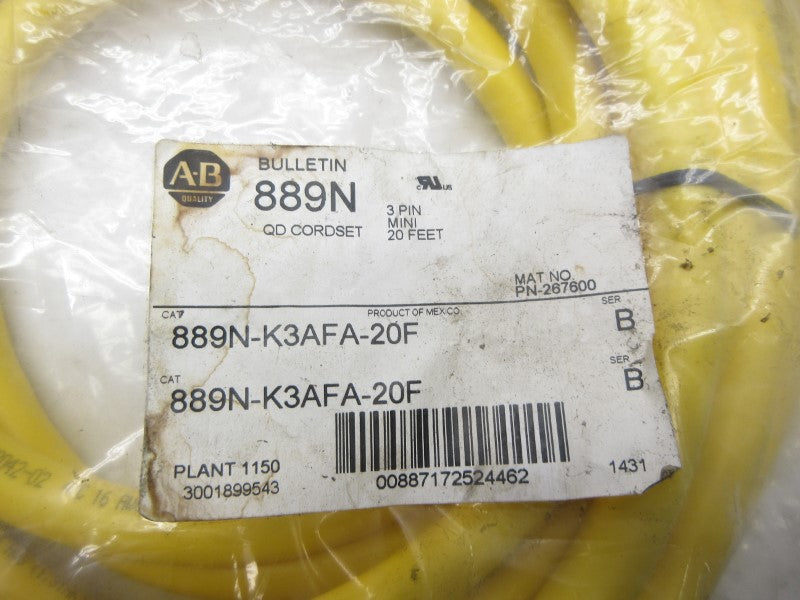 ALLEN BRADLEY 889N-K3AFA-20F SER. B NSMP