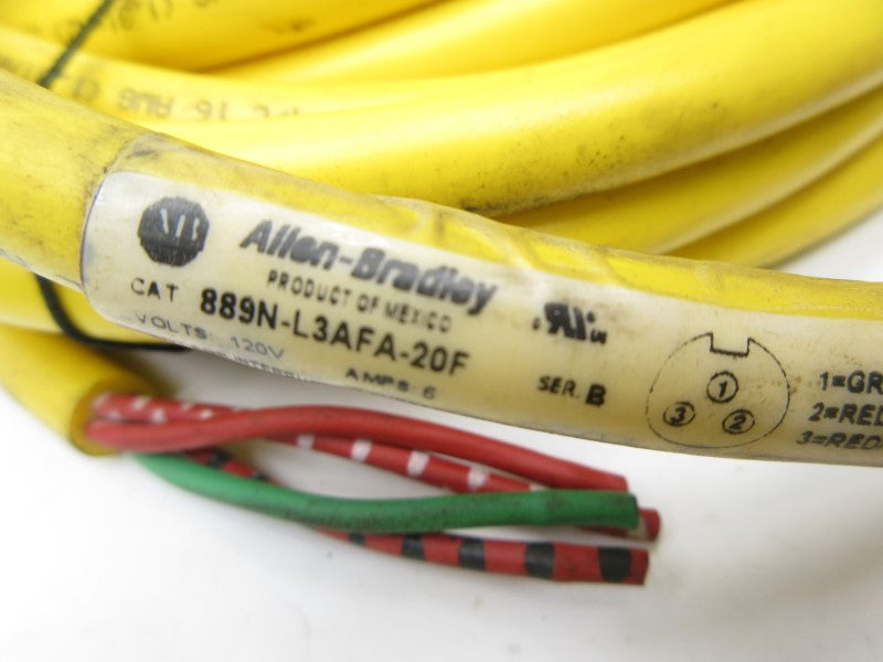 ALLEN BRADLEY 889N-L3AFA-20F SER. B 120V 6A NSNP