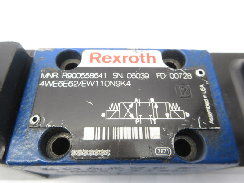 REXROTH 4WE6W62/EW110N9K4 R900558641 110/120V UNMP