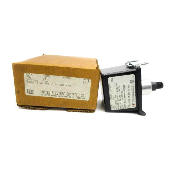 UNITED ELECTRIC J54-24 277VAC 15A 3-30PSI NSMP