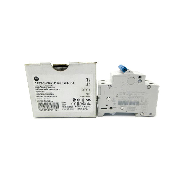ALLEN BRADLEY 1492-SPM2B100 SER. D 440VAC 10A NSMP