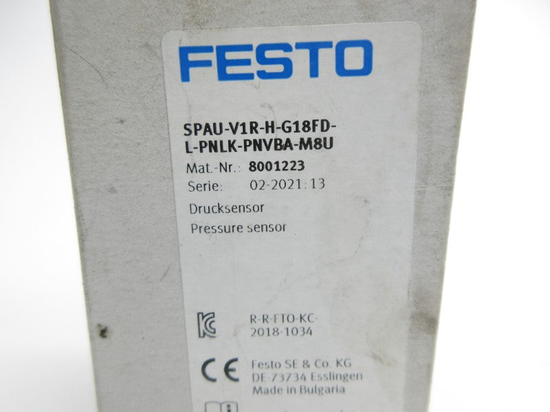 FESTO SPAU-V1R-H-G18FD-L-PNLK-PNVBA-M8U 8001223 20-30V NSMP