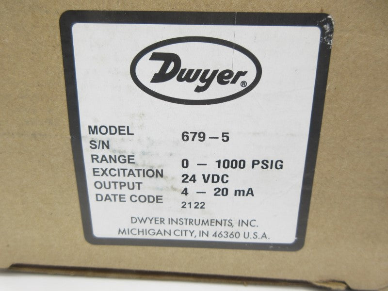 DWYER 679-5 24VDC 0-1000PSI NSMP