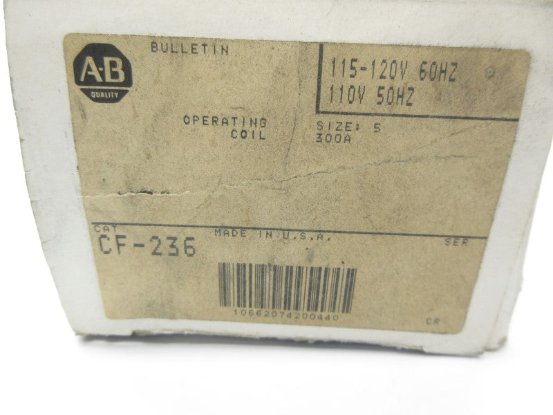 ALLEN BRADLEY CF-236 110/115-120V (BK/WH) NSMP