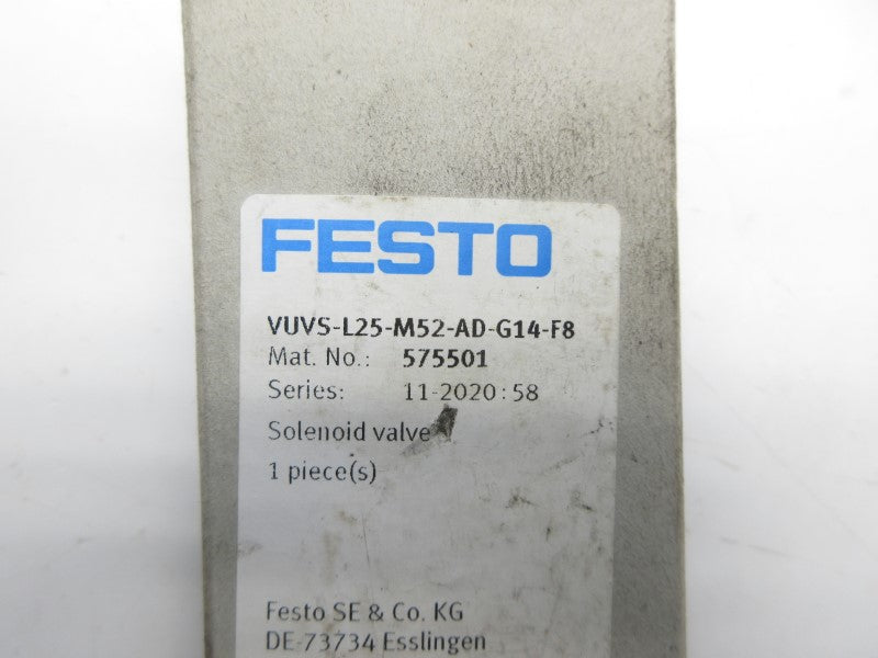 FESTO VUVS-L25-M52-AD-G14-F8 575501 NSMP