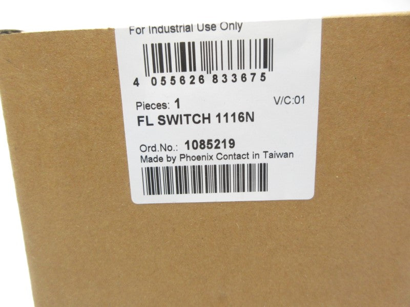 PHOENIX CONTACT FLSWITCH1116N 1085219 24VDC NSMP