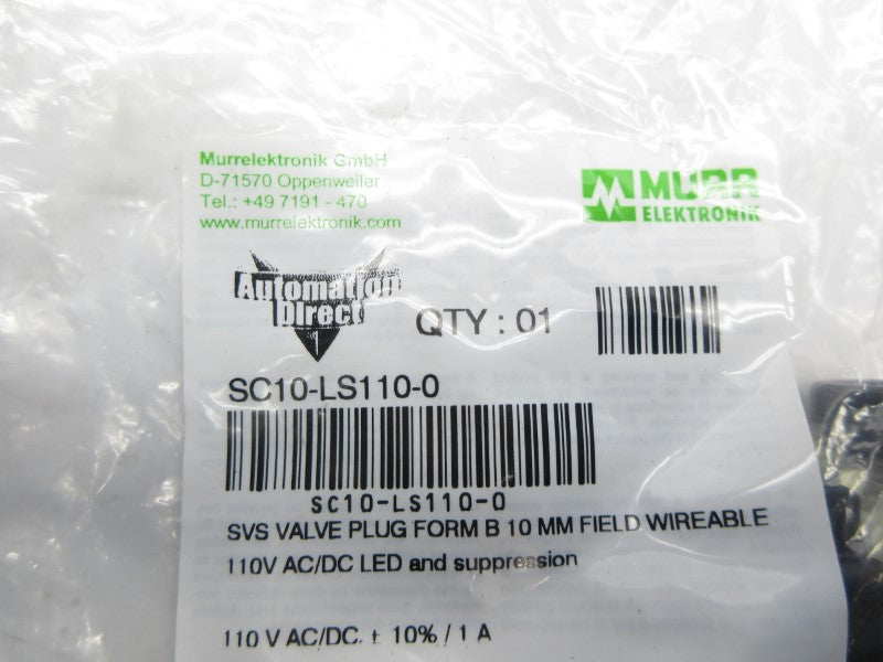MURR ELEKTRONIK SC10-LS110-0 110VAC/DC 1A NSMP