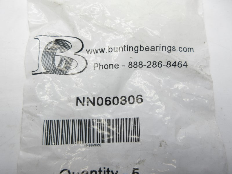 BUNTING BEARINGS NN060806 (PKG OF 5) NSMP