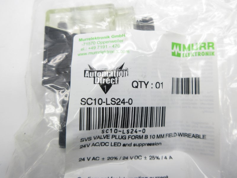 MURR ELEKTRONIK SC10-LS24-0 24VAC/DC 4A NSMP