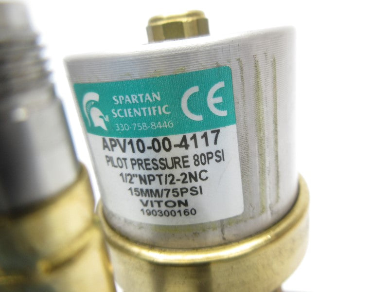 SPARTAN SCIENTIFIC APV10-00-4117 80PSI 1/2" (AS PICTURED) NSNP