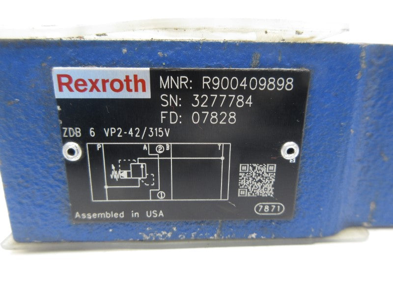 REXROTH ZDB6VP2-42/315V R900409898 NSNP