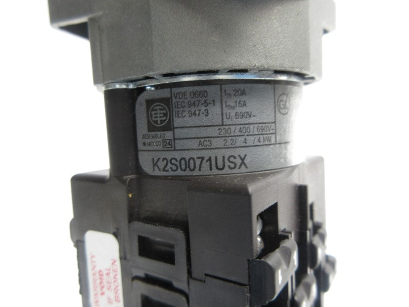 TELEMECANIQUE K2S0071USX 690V 20A (NO KEY) NSNP