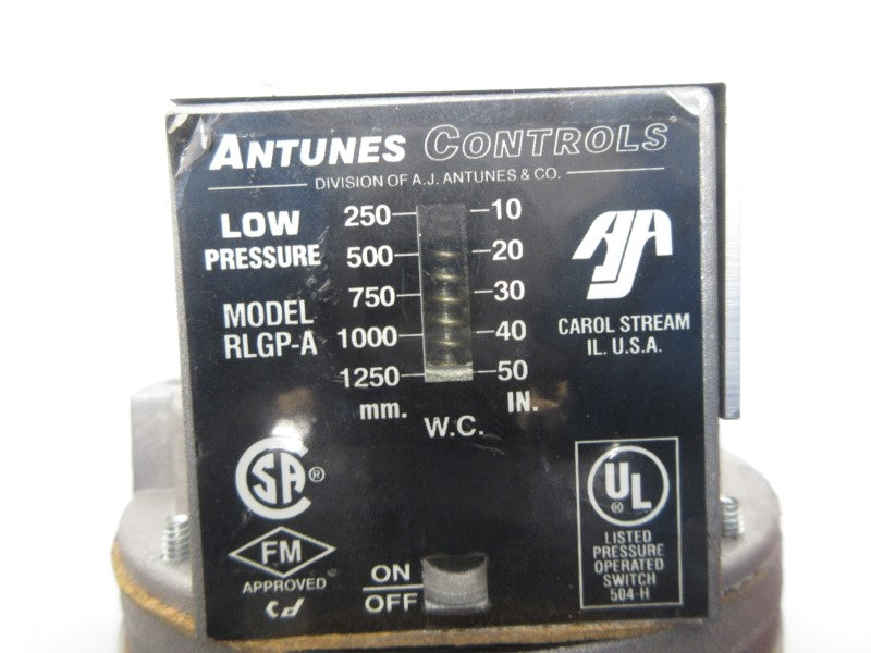 ANTUNES CONTROLS RLGP-A 250-1250MM/10-50INWC NSNP