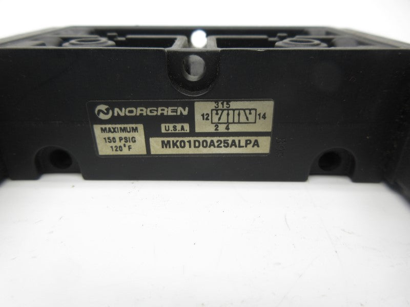 NORGREN MK01D0A25ALPA 150PSI NSNP
