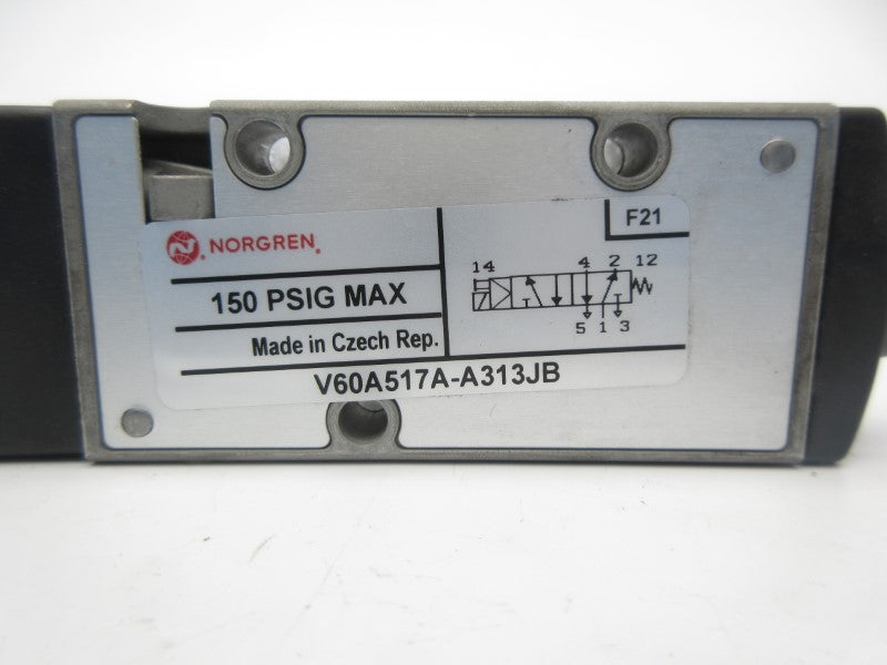 NORGREN V60A517A-A313JB 24VDC 150PSI NSNP