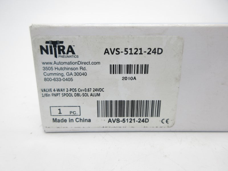 NITRA AVS-5121-24D 24VDC 20-115PSI NSMP