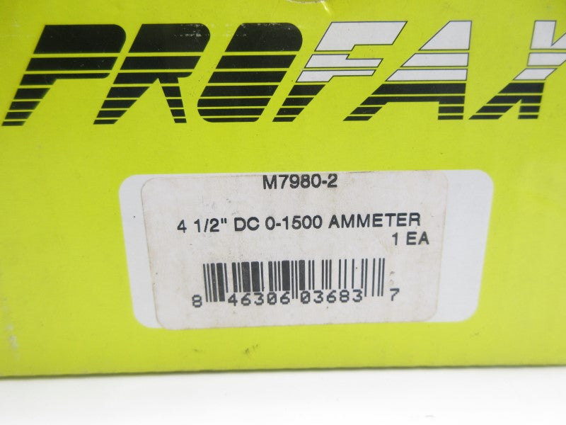 PROFAX M7980-2 0-1500DC 4-1/2" NSMP