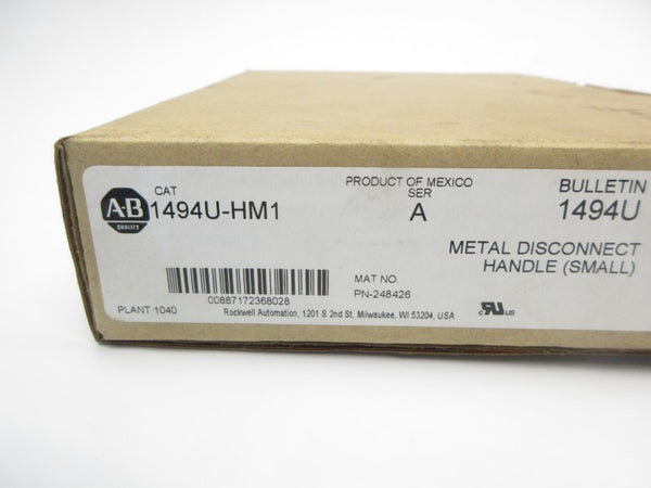 ALLEN BRADLEY 1494U-HM1 SER. A (BR/WH) NSMP