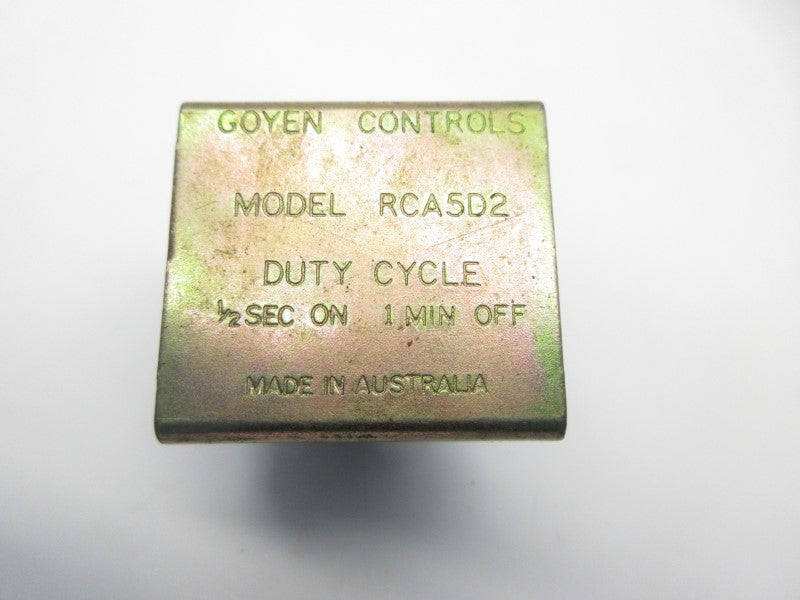 GOYEN CONTROLS RCA5D2 1/2S/1MIN NSNP