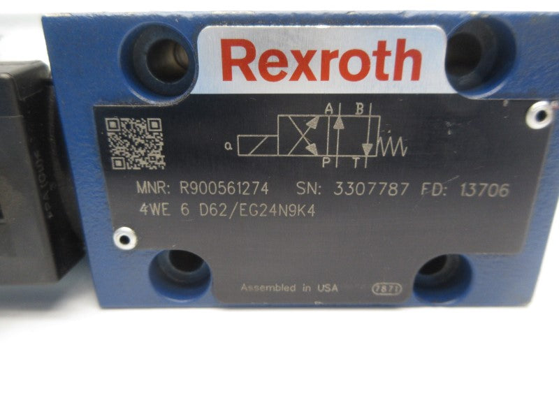 REXROTH 4WE6D62/EG24N9K4 R900561274 24VDC 1.25A NSNP