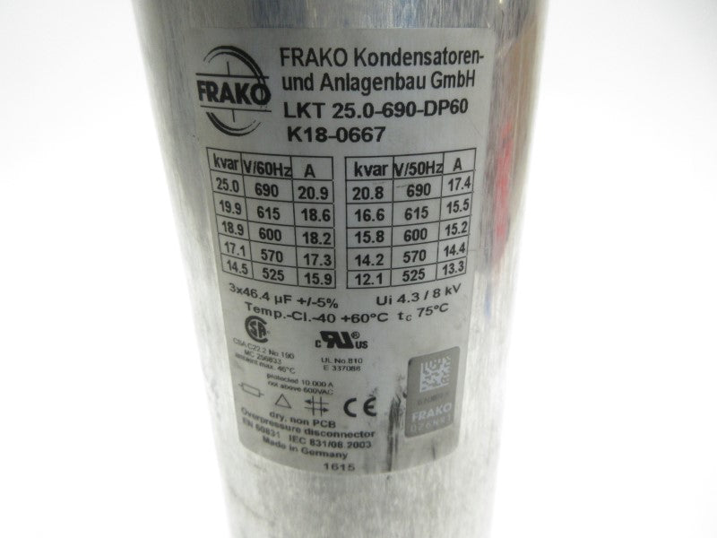 FRAKO LKT25.0-690-DP60 K18-0667 690V NSNP
