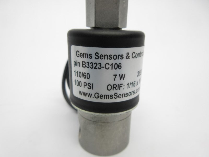 GEMS B3323-C106 110V 100PSI NSNP