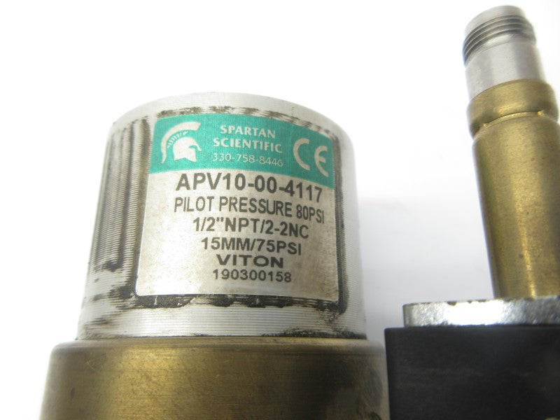 SPARTAN SCIENTIFIC APV10-00-4117 75PSI 1/2" UNMP